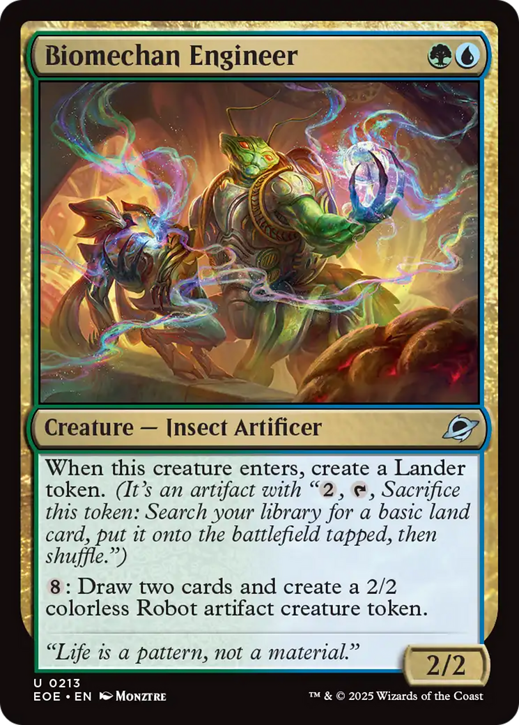 Biomechan Engineer [Edge of Eternities] | Card Merchant Takapuna