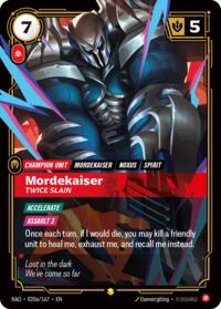 Mordekaiser, Twice Slain (Alternate Art) [Radiance]