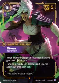 Riven, Deserter [Radiance]