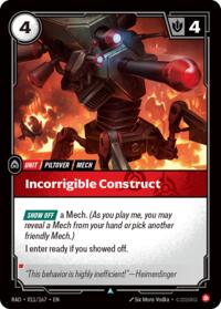 Incorrigible Construct [Radiance]