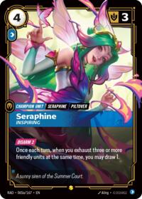 Seraphine, Inspiring (Alternate Art) [Radiance]