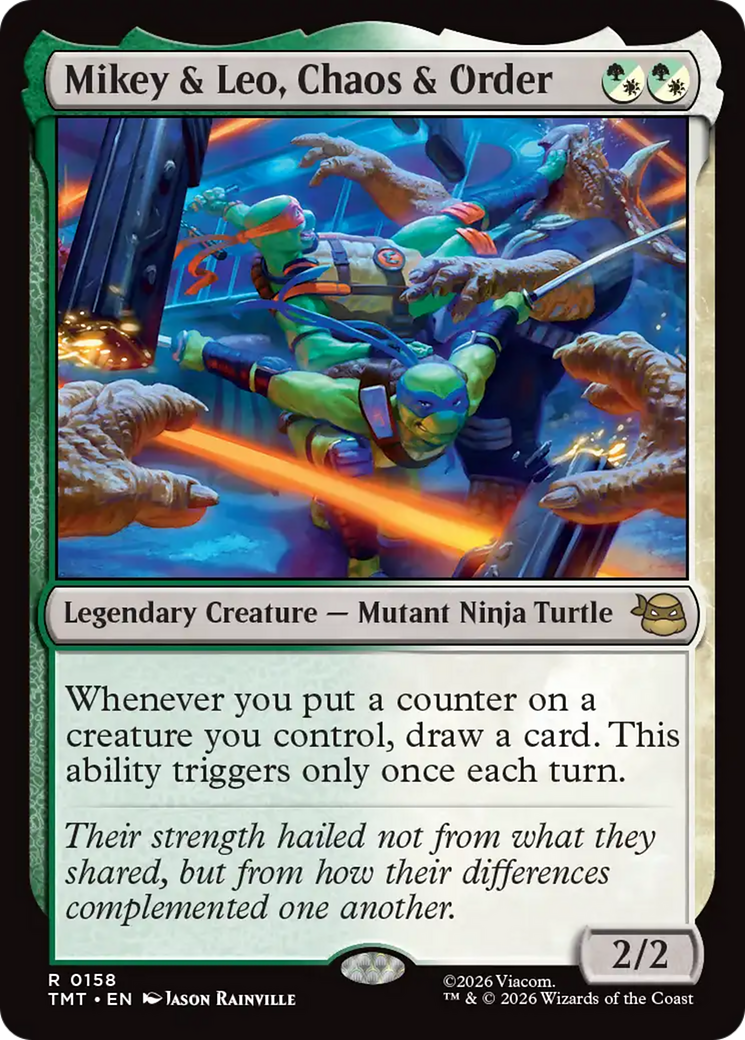 Mikey & Leo, Chaos & Order [Teenage Mutant Ninja Turtles] | Card Merchant Takapuna