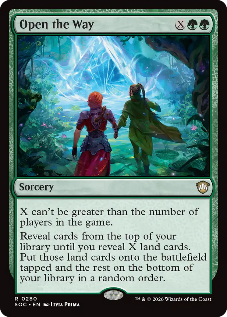 Open the Way [Secrets of Strixhaven Commander] | Card Merchant Takapuna