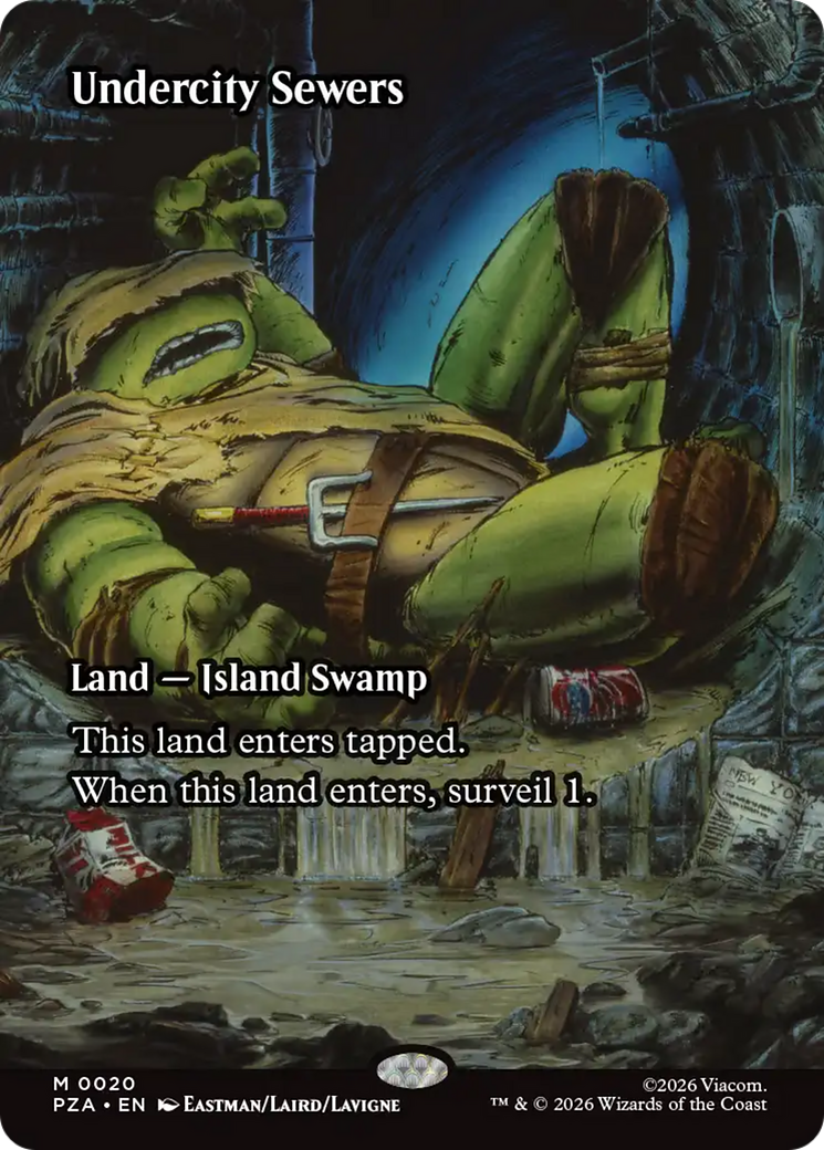 Undercity Sewers (Borderless) [Teenage Mutant Ninja Turtles Eternal-Legal] | Card Merchant Takapuna