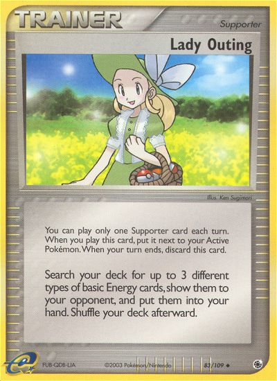 Lady Outing (83/109) [EX: Ruby & Sapphire] | Card Merchant Takapuna
