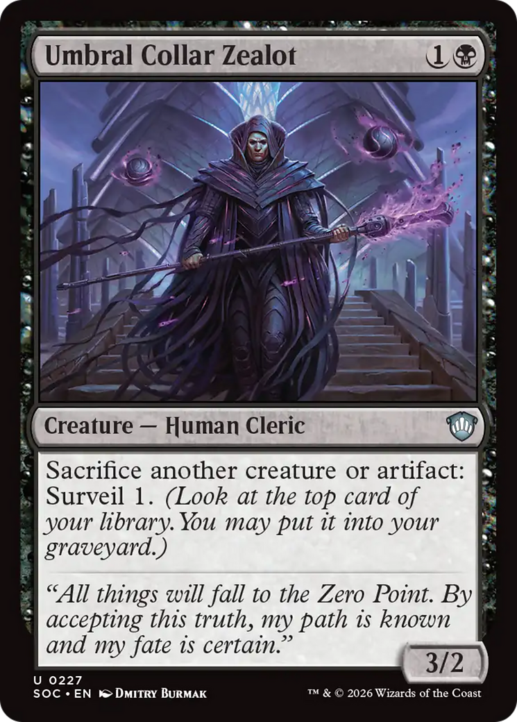 Umbral Collar Zealot [Secrets of Strixhaven Commander] | Card Merchant Takapuna