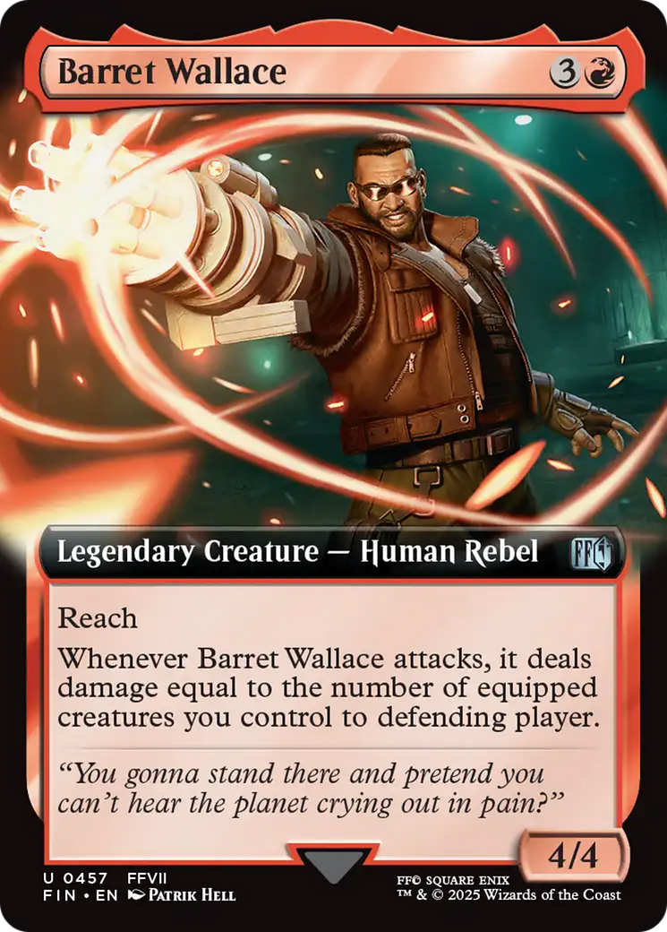 Barret Wallace (Extended Art) [FINAL FANTASY] | Card Merchant Takapuna