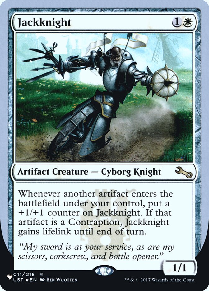 Jackknight (Unfinity Foil Edition) [The List] | Card Merchant Takapuna