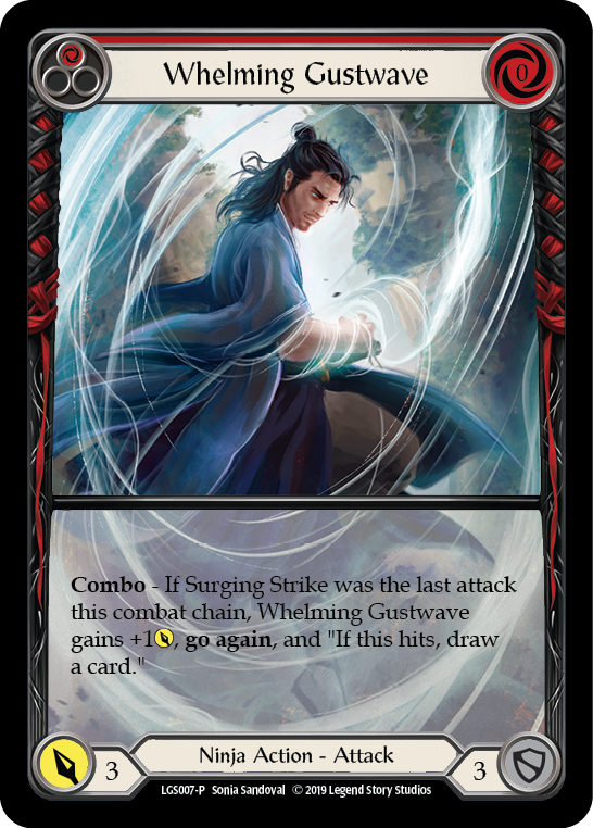 Whelming Gustwave (Red) [LGS007-P] (Promo)  1st Edition Normal | Card Merchant Takapuna
