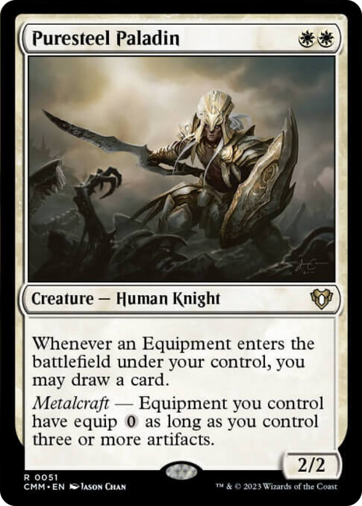 Puresteel Paladin [Commander Masters] | Card Merchant Takapuna