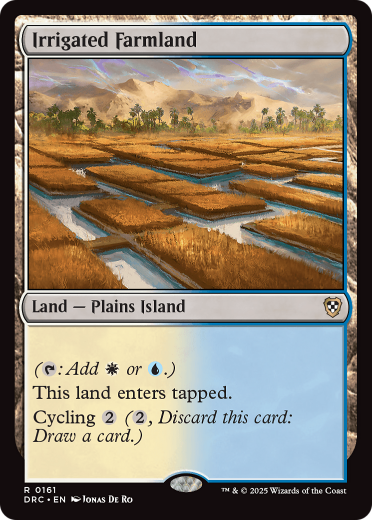 Irrigated Farmland [Aetherdrift Commander] | Card Merchant Takapuna