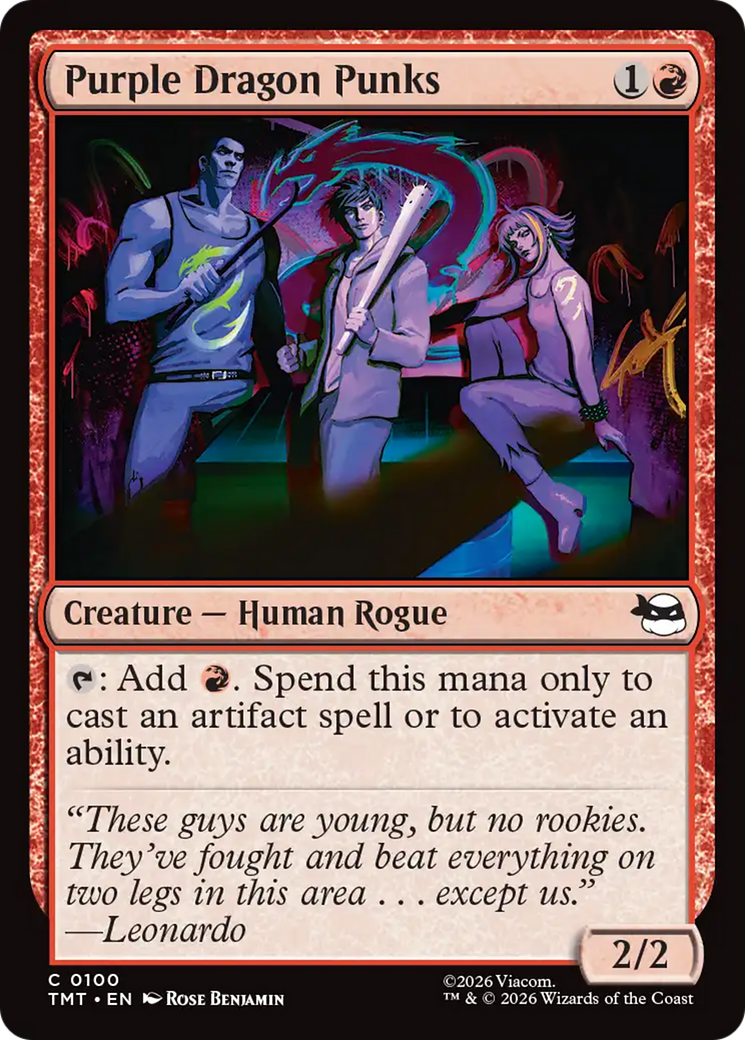Purple Dragon Punks [Teenage Mutant Ninja Turtles] | Card Merchant Takapuna