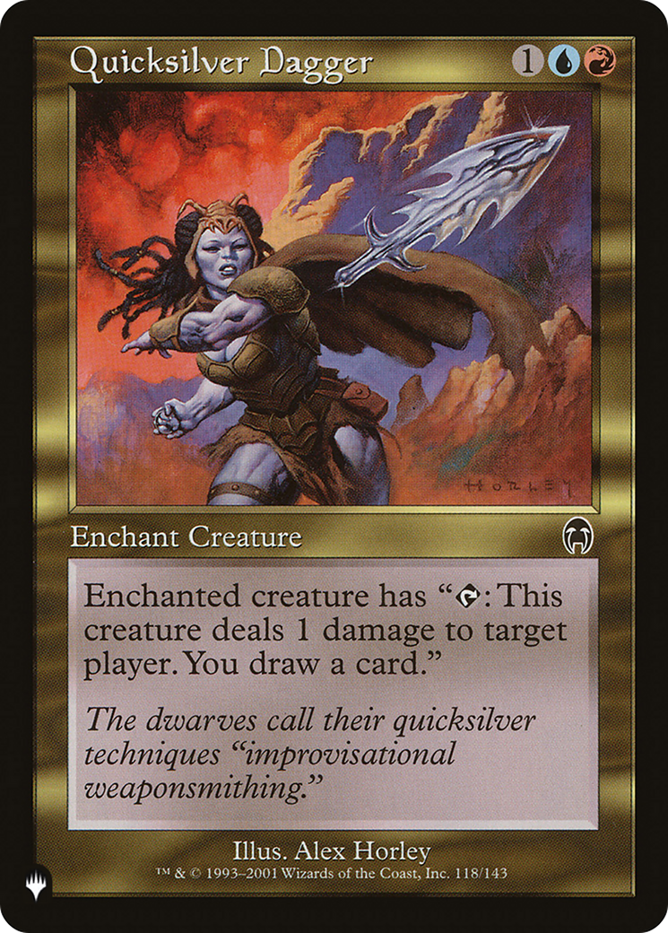 Quicksilver Dagger [The List] | Card Merchant Takapuna