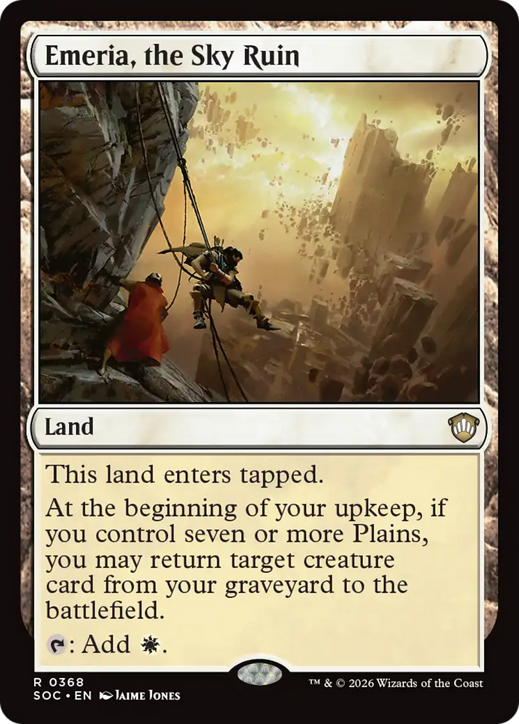 Emeria, the Sky Ruin [Secrets of Strixhaven Commander] | Card Merchant Takapuna