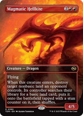 Magmatic Hellkite (Borderless) [Tarkir: Dragonstorm] | Card Merchant Takapuna