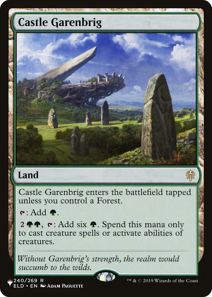 Castle Garenbrig [The List] | Card Merchant Takapuna