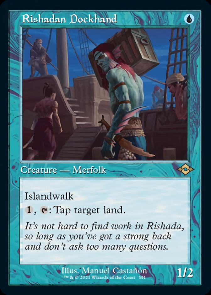 Rishadan Dockhand (Retro Foil Etched) [Modern Horizons 2] | Card Merchant Takapuna