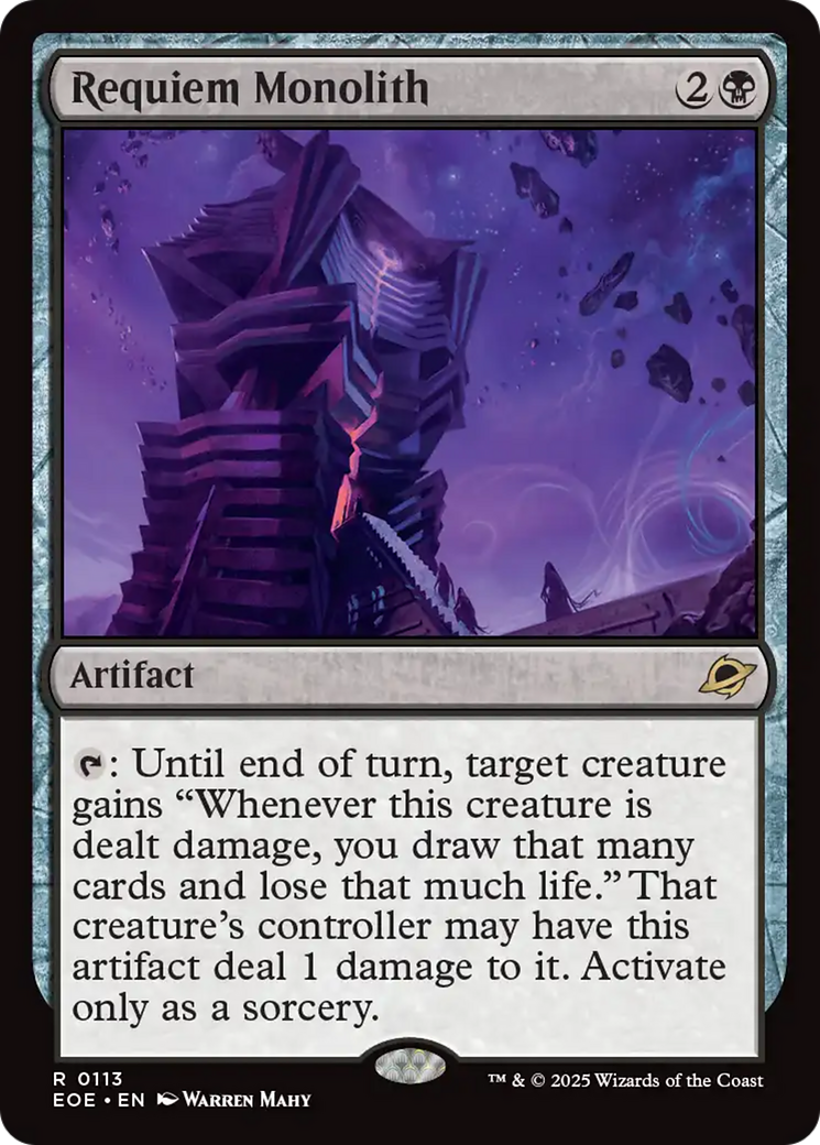 Requiem Monolith [Edge of Eternities] | Card Merchant Takapuna