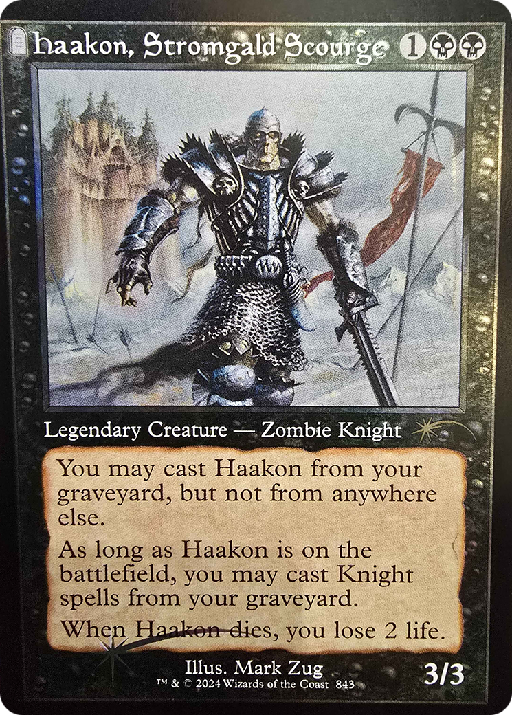 Haakon, Stromgald Scourge (Retro Frame) [Secret Lair Drop Series] | Card Merchant Takapuna