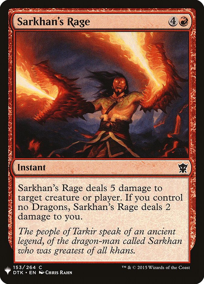 Sarkhan's Rage [Mystery Booster] | Card Merchant Takapuna