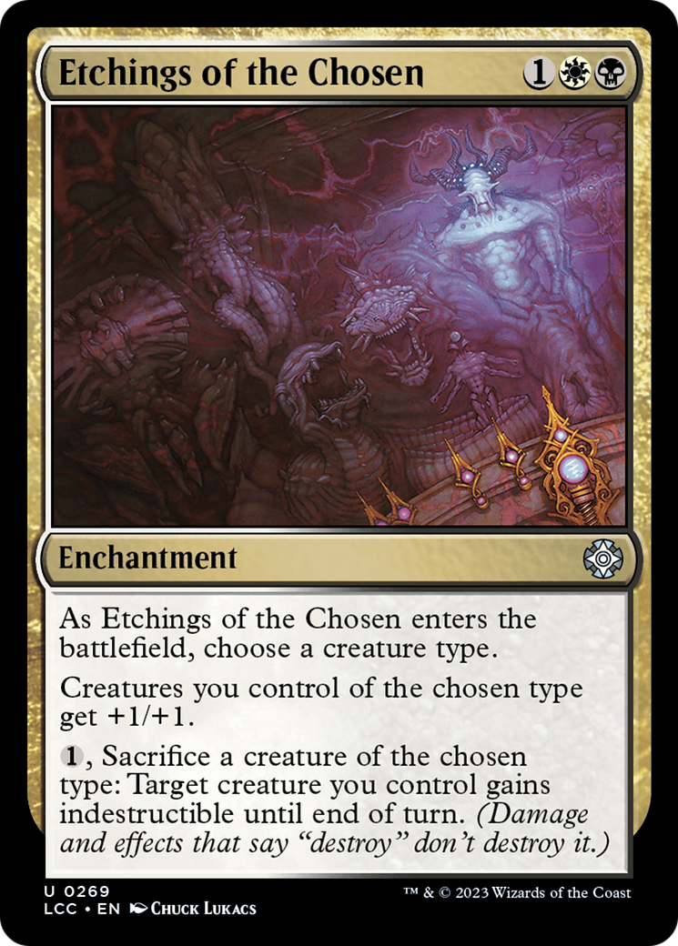 Etchings of the Chosen [The Lost Caverns of Ixalan Commander] | Card Merchant Takapuna