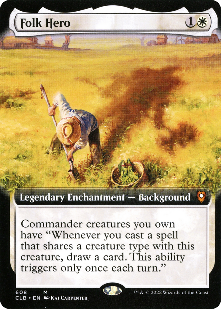 Folk Hero (Surge Foil) [Marvel Super Heroes Commander] | Card Merchant Takapuna