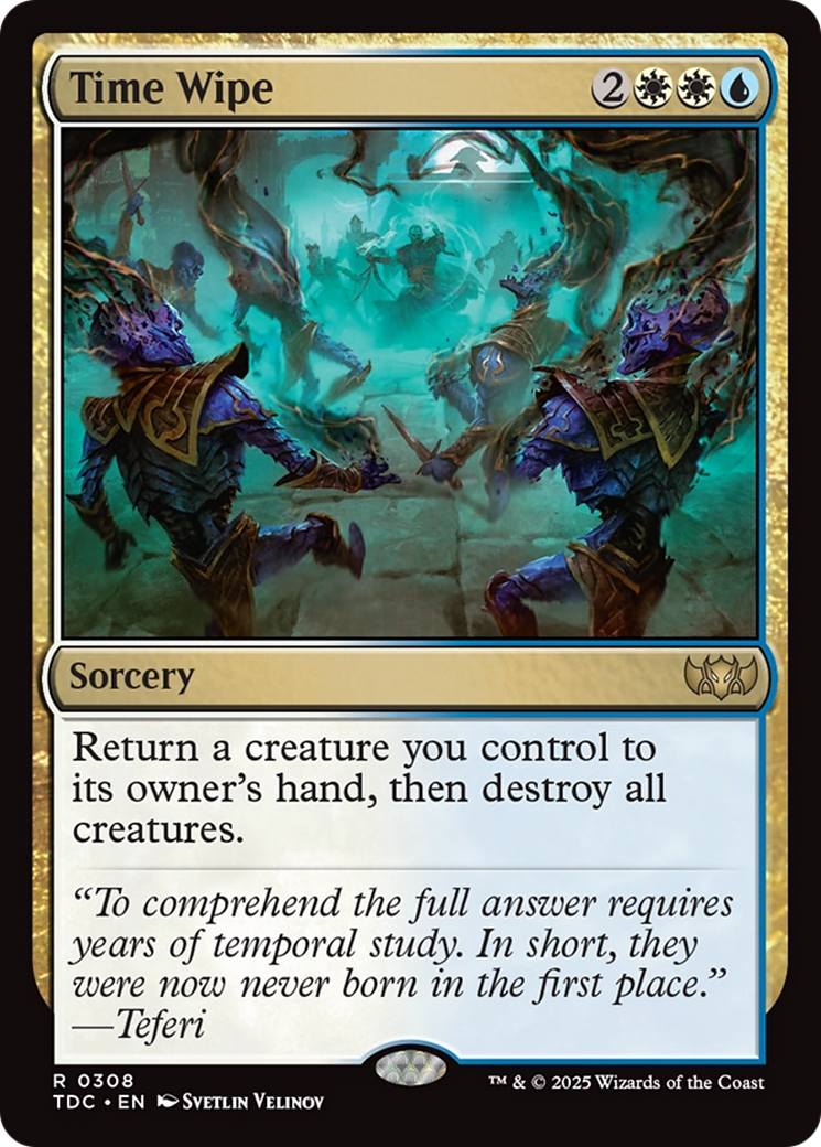 Time Wipe [Tarkir: Dragonstorm Commander] | Card Merchant Takapuna