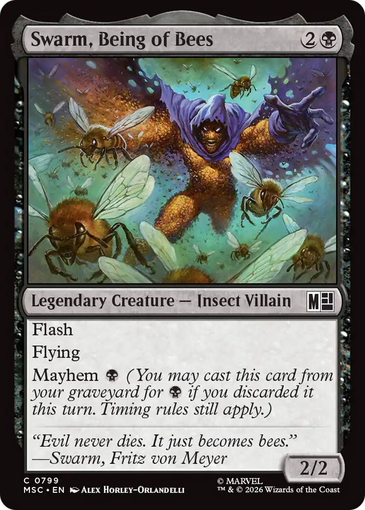 Swarm, Being of Bees [Marvel Super Heroes Commander] | Card Merchant Takapuna