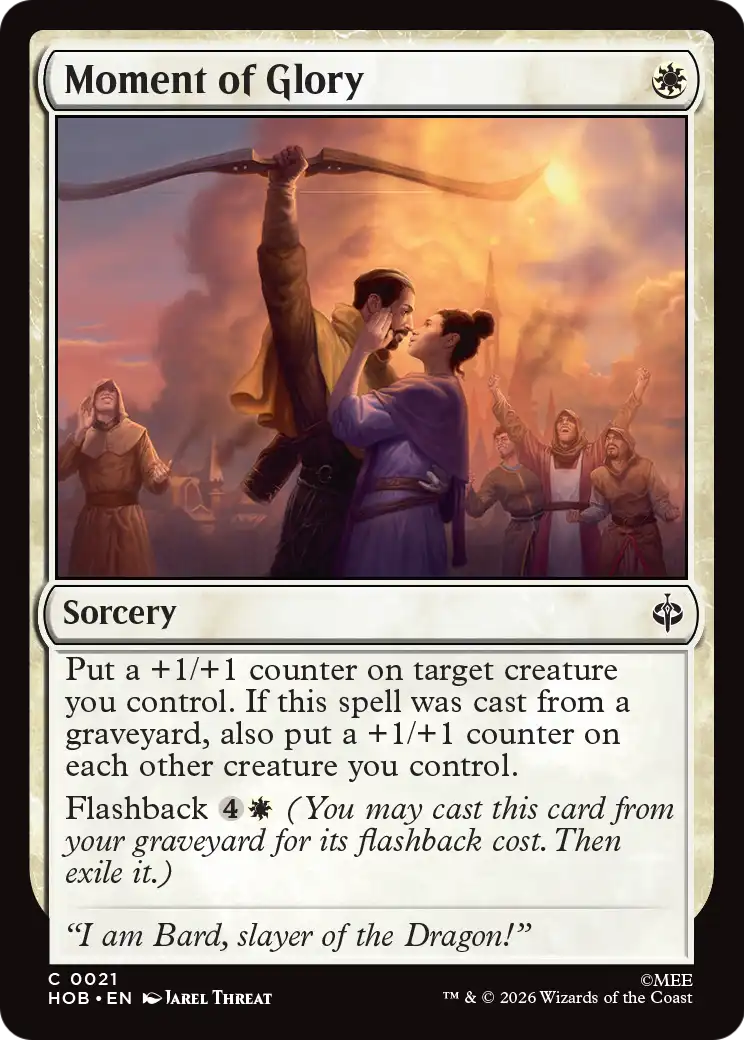 Moment of Glory [The Hobbit] | Card Merchant Takapuna