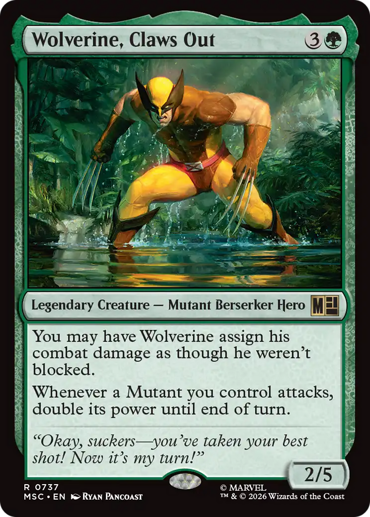 Wolverine, Claws Out [Marvel Super Heroes Commander] | Card Merchant Takapuna