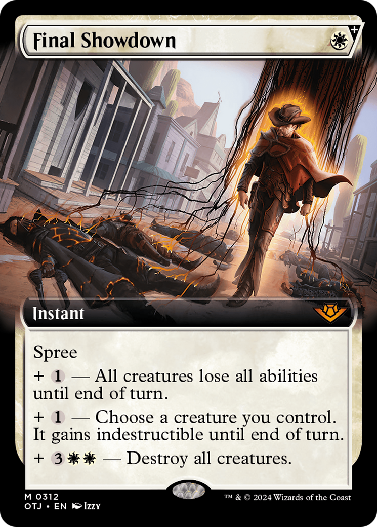 Final Showdown (Extended Art) [Outlaws of Thunder Junction] | Card Merchant Takapuna