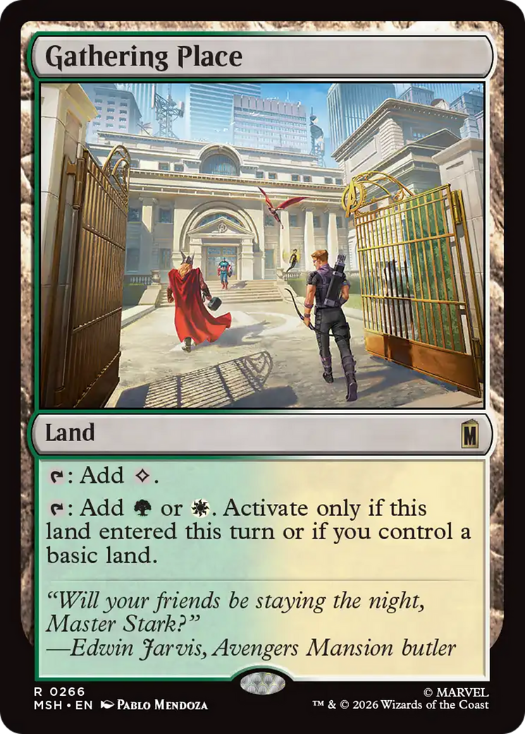 Gathering Place [Marvel Super Heroes] | Card Merchant Takapuna