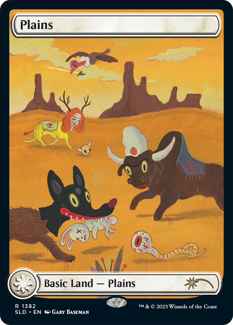 Plains (1382) [Secret Lair Drop Series] | Card Merchant Takapuna