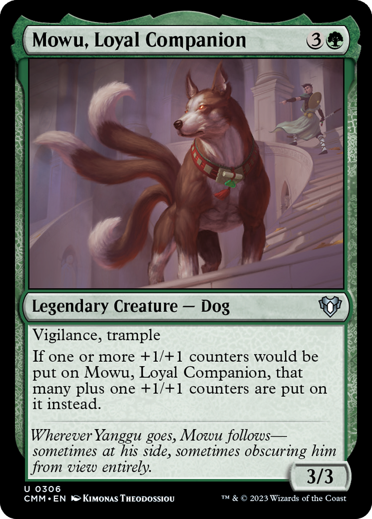 Mowu, Loyal Companion [Commander Masters] | Card Merchant Takapuna