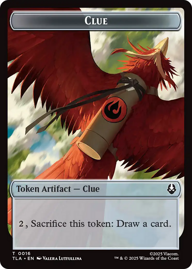 Copy (0001) // Clue (0016) Double-Sided Token [Avatar: The Last Airbender Tokens] | Card Merchant Takapuna