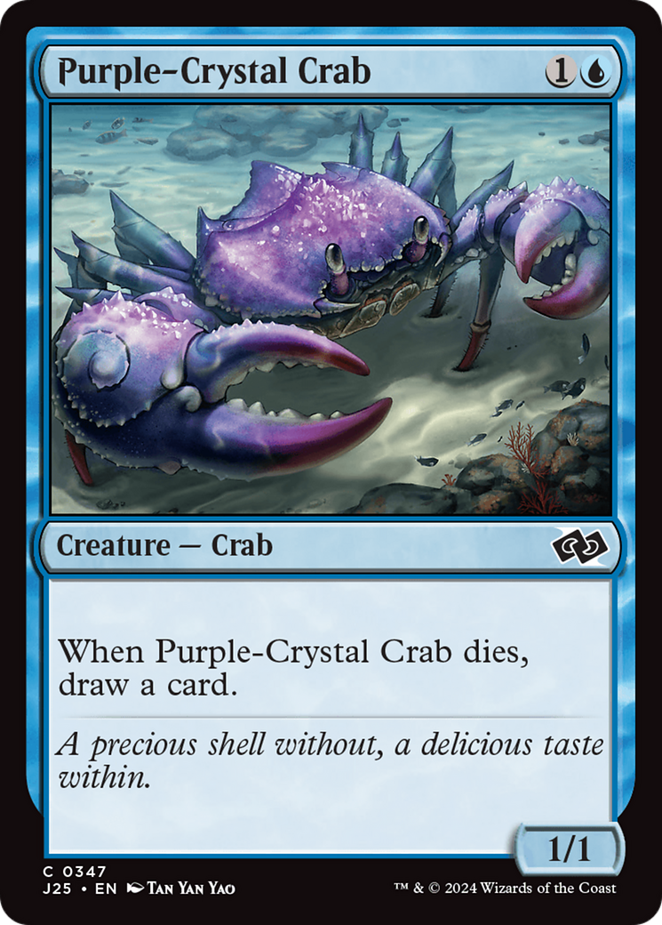 Purple-Crystal Crab [Foundations Jumpstart] | Card Merchant Takapuna