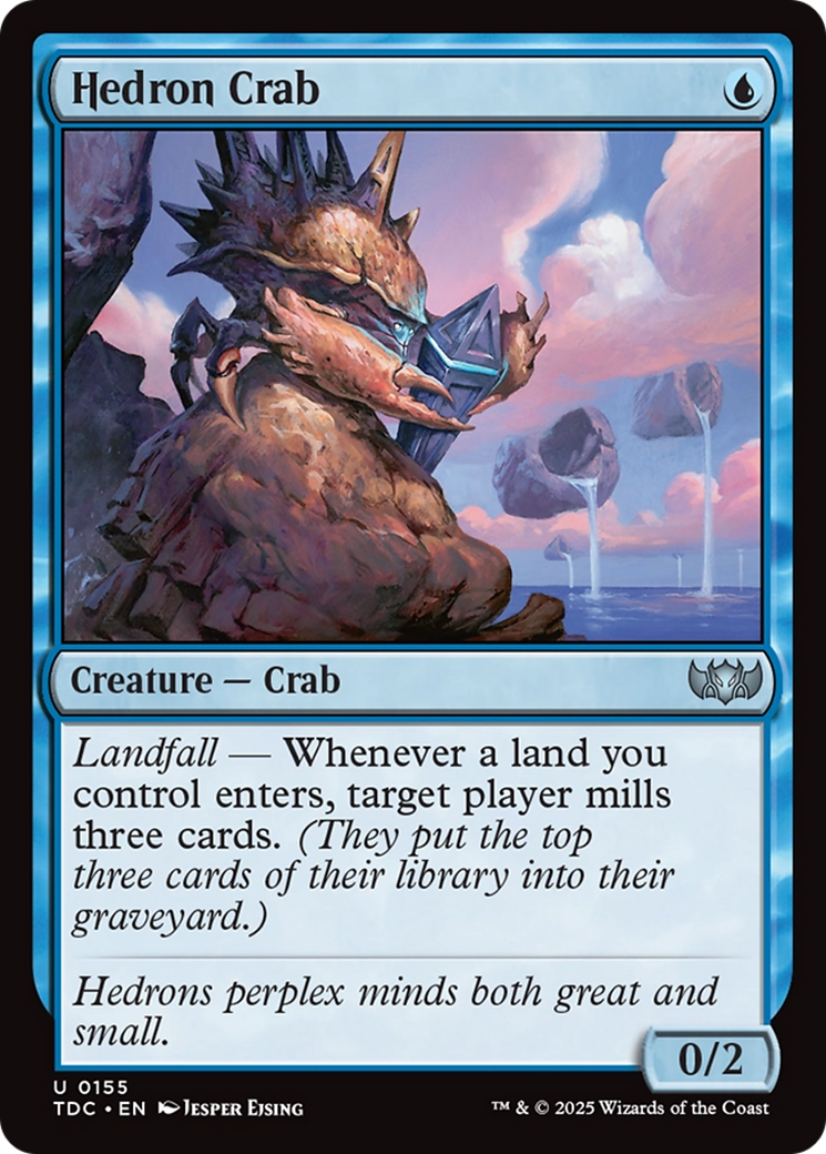 Hedron Crab [Tarkir: Dragonstorm Commander] | Card Merchant Takapuna