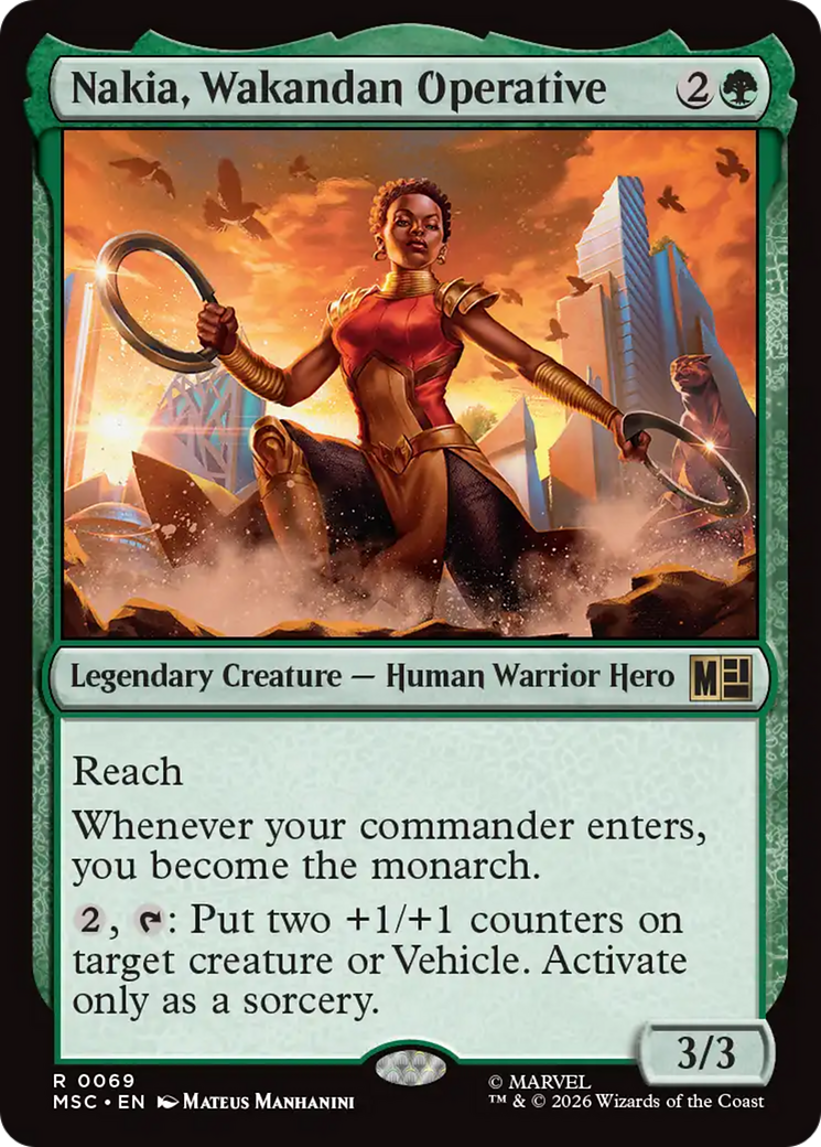 Nakia, Wakandan Operative [Marvel Super Heroes Commander] | Card Merchant Takapuna