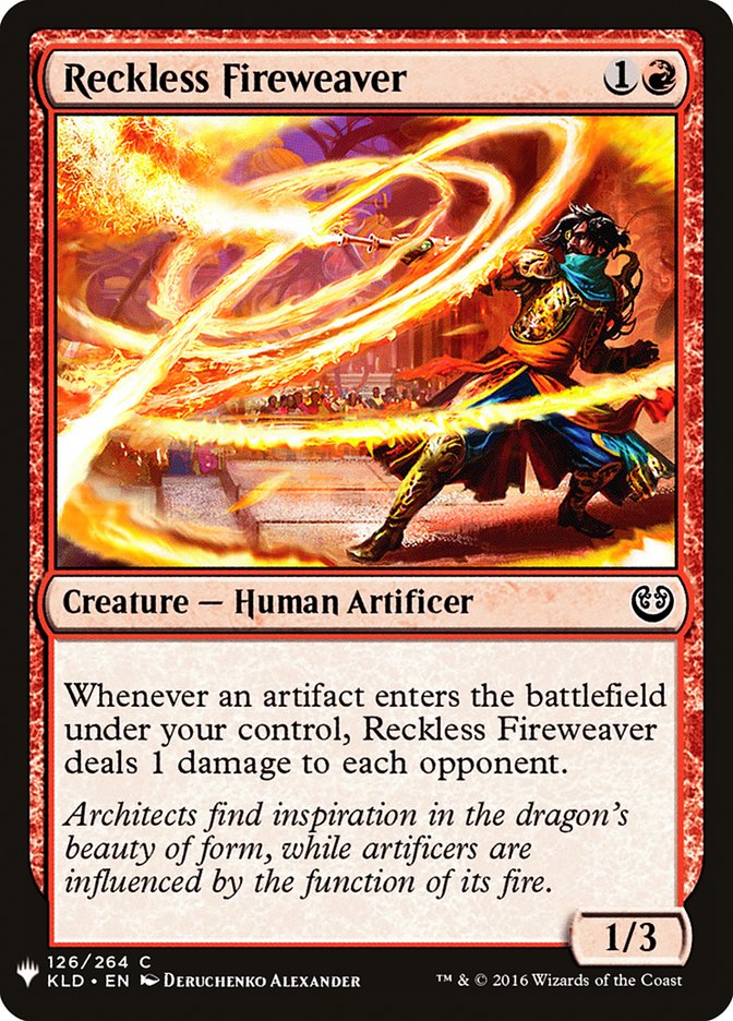 Reckless Fireweaver [Mystery Booster] | Card Merchant Takapuna