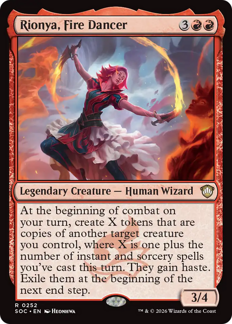 Rionya, Fire Dancer [Secrets of Strixhaven Commander] | Card Merchant Takapuna