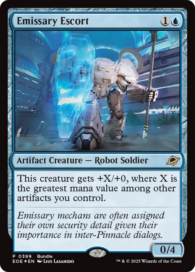 Emissary Escort [Edge of Eternities Prerelease Promos] | Card Merchant Takapuna