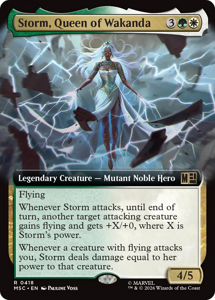 Storm, Queen of Wakanda (Extended Art) [Marvel Super Heroes Commander] | Card Merchant Takapuna