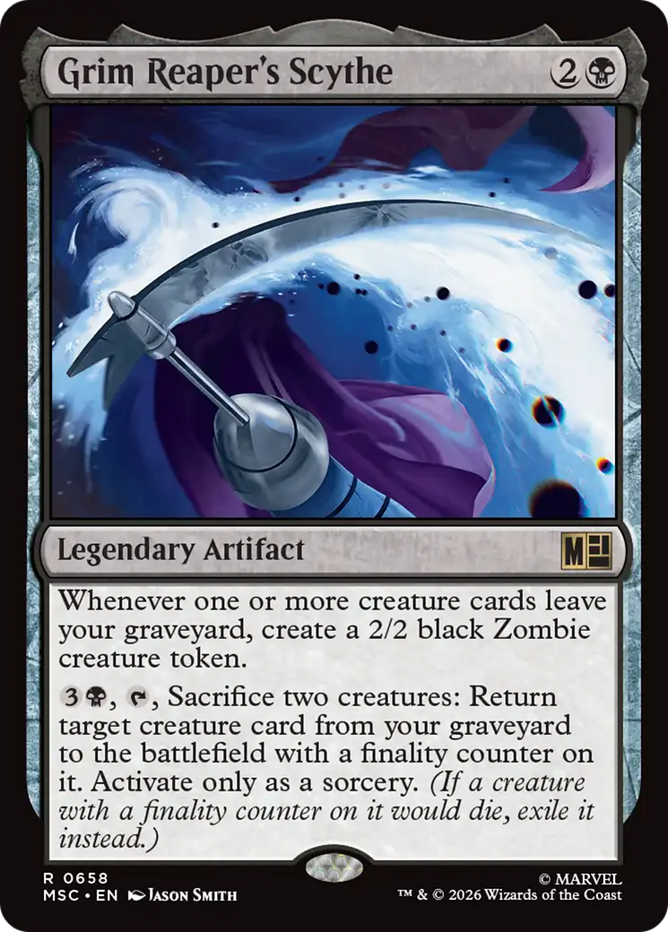 Grim Reaper's Scythe [Marvel Super Heroes Commander] | Card Merchant Takapuna