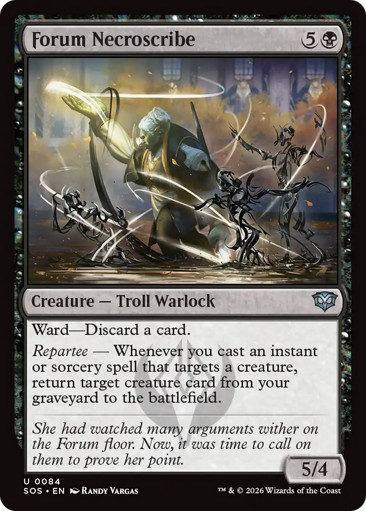 Forum Necroscribe [Secrets of Strixhaven] | Card Merchant Takapuna