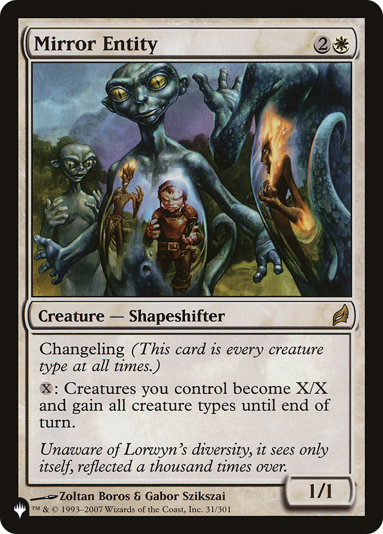 Mirror Entity (LRW) [The List] | Card Merchant Takapuna