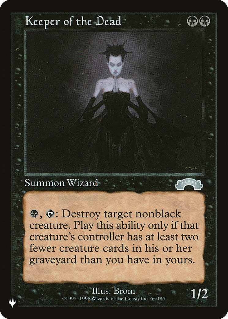 Keeper of the Dead [The List] | Card Merchant Takapuna