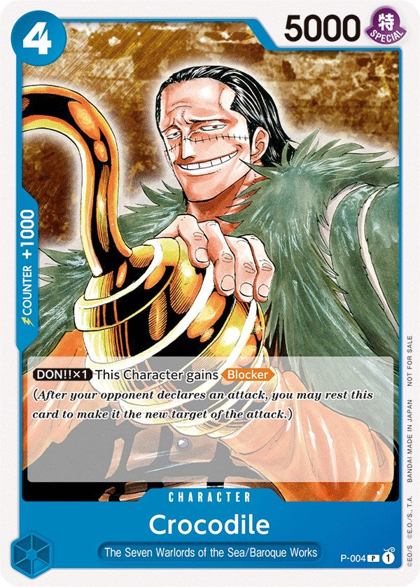 Crocodile (Promotion Pack 2022) [One Piece Promotion Cards] | Card Merchant Takapuna