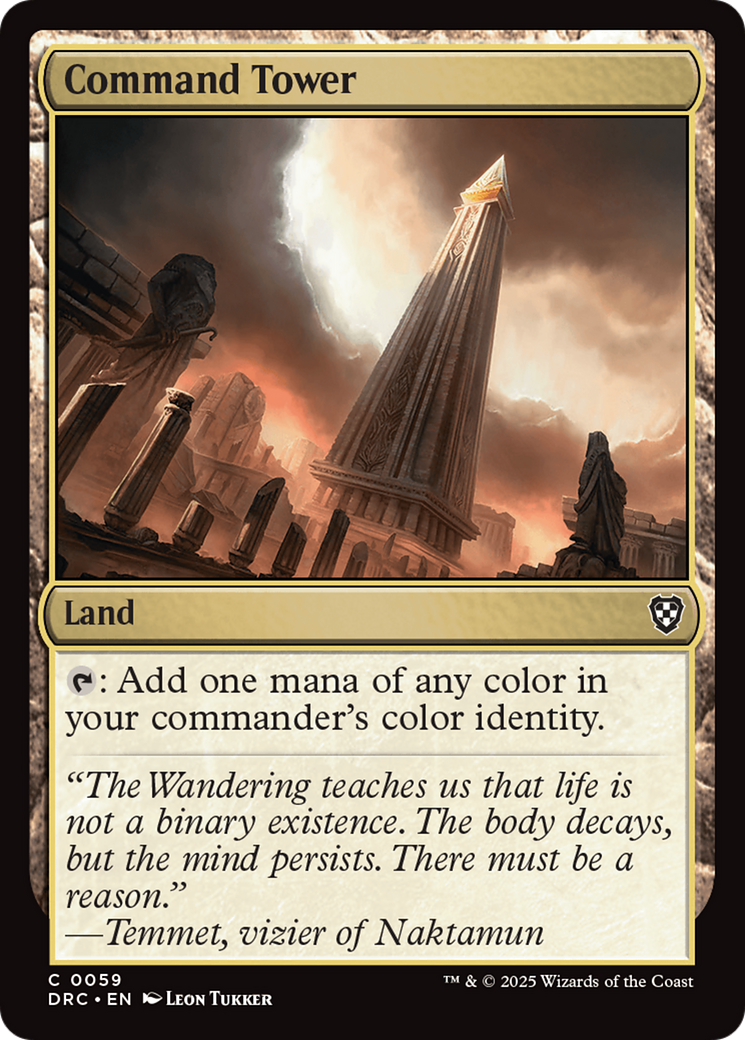 Command Tower [Aetherdrift Commander] | Card Merchant Takapuna