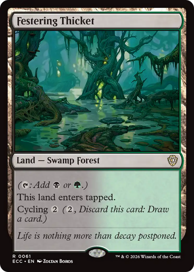 Festering Thicket [Lorwyn Eclipsed Commander] | Card Merchant Takapuna