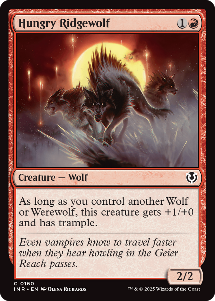 Hungry Ridgewolf [Innistrad Remastered] | Card Merchant Takapuna